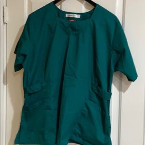 Dickies Large Green Scrub Top